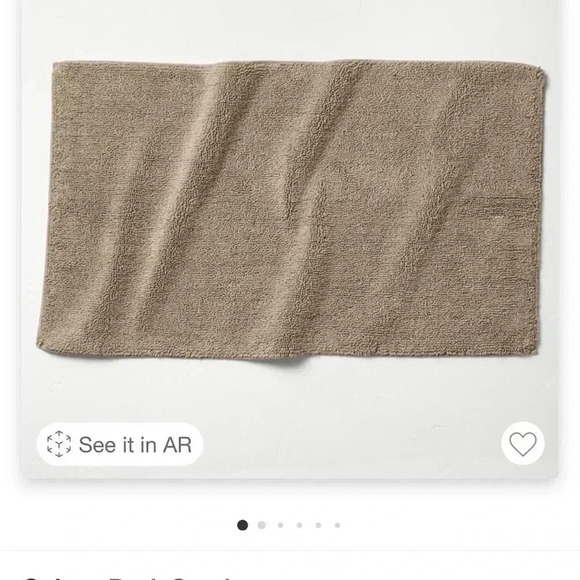 CASALUNA NWT SAND LOOPED BATH RUG - Picture 4 of 5